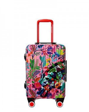 Multicolor Sprayground Avant Garden Sharknautics Hardshell Carry-on Luggage | 92580-YDTV