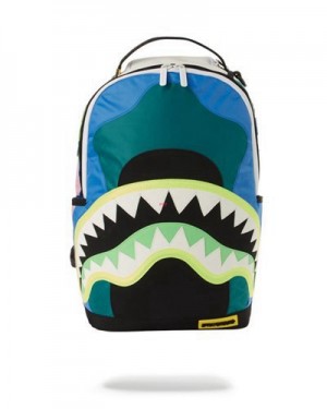 Multicolor Sprayground Bel Air Backpacks | 84259-KIFG