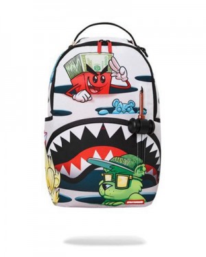 Multicolor Sprayground Can't Catch Me Backpacks | 04527-IROX