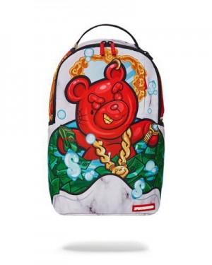 Multicolor Sprayground Diablo Money Dip (Dlxr) Backpacks | 43827-OWFI