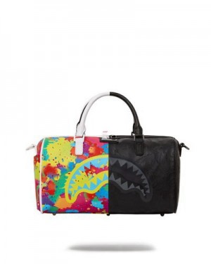 Multicolor Sprayground Euphoric Darkness Mini Duffle Bags | 16527-HSPG