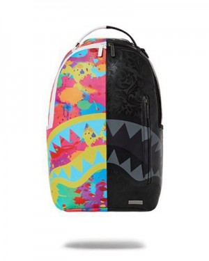 Multicolor Sprayground Euphoric Darkness (Dlxv) Backpacks | 62397-SLCM