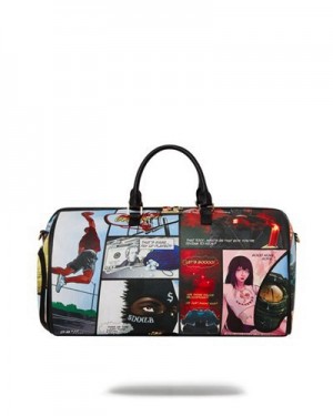 Multicolor Sprayground Everyday's A Movie Duffle Bags | 01943-YSCI