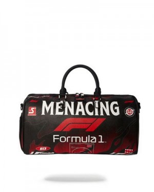 Multicolor Sprayground Formula 1 Menacing Duffle Bags | 62031-FTMC