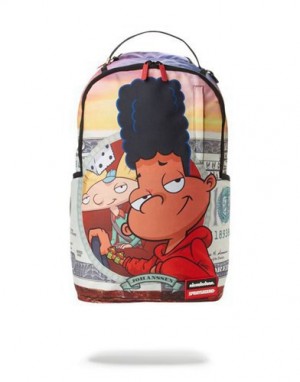 Multicolor Sprayground Hey Arnold: Cruisin Backpacks | 67124-VTLQ