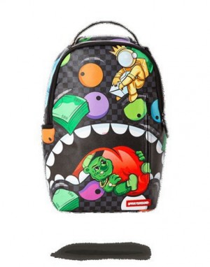 Multicolor Sprayground House Of Madness Backpacks | 47021-YBTC