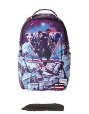 Multicolor Sprayground Independence Day Money Backpacks | 85492-MCLI