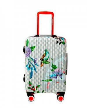 Multicolor Sprayground Jardin Du Palais Sharknautics Hardshell Carry-on Luggage | 40753-NATF