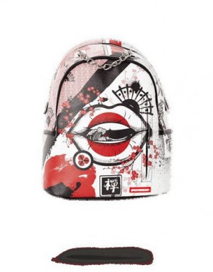 Multicolor Sprayground Kyoto Kush Savage (Asian Doll) Backpacks | 21089-VMNC