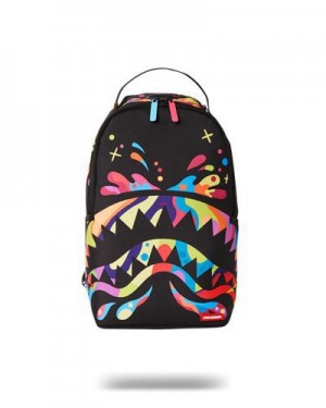 Multicolor Sprayground Mini Happy Days Backpacks | 62975-EVNO