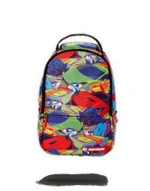 Multicolor Sprayground Mini Money Riches Backpacks | 12478-WHRI