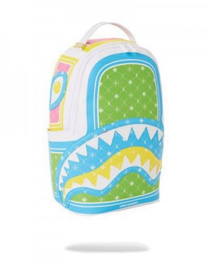 Multicolor Sprayground Modus Operandi Chameleon (Dlxv) Backpacks | 19867-KMBJ