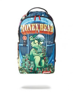 Multicolor Sprayground Money Bear: The Money Shot Backpacks | 35280-XBLJ