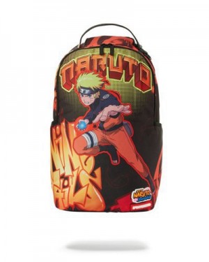 Multicolor Sprayground Naruto: Creative Outcasts Backpacks | 62394-VOXJ