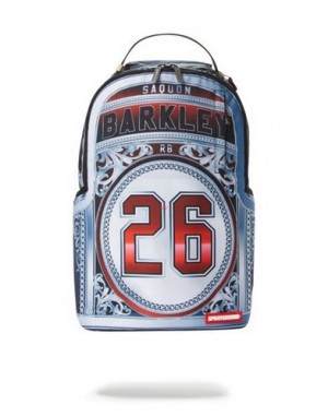 Multicolor Sprayground Nfl Saquon Barkley Backpacks | 83075-EMHD