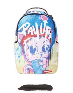 Multicolor Sprayground Pay Up Backpacks | 32864-SFNC