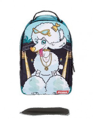 Multicolor Sprayground Poodle Life Backpacks | 30678-IWDP