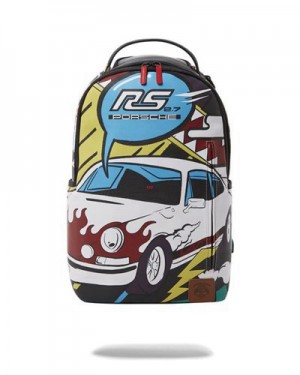 Multicolor Sprayground Porsche 1972 Collab (Only 1,1911 Units Made) Backpacks | 84075-YFZH