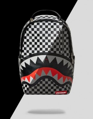 Multicolor Sprayground Reflective Sharks In Paris Backpacks | 21094-IOLB