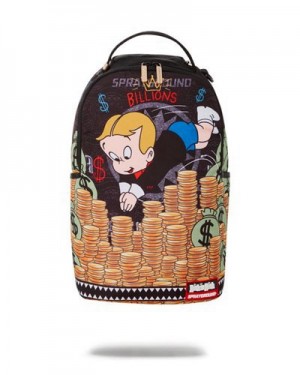 Multicolor Sprayground Richie Rich Pro Diver (Dlxr) Backpacks | 35947-PNYU