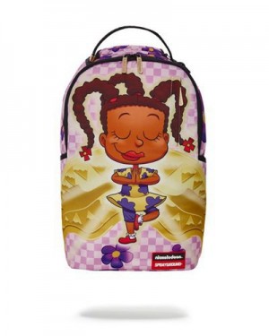 Multicolor Sprayground Rugrats Susie(Dlxr) Backpacks | 93157-BWRE