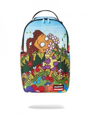 Multicolor Sprayground Rugrats Susie In The Garden Backpacks | 94135-PJWB