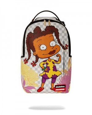 Multicolor Sprayground Rugrats Susie Life Is A Garden (Dlxv) Backpacks | 50126-ODXJ