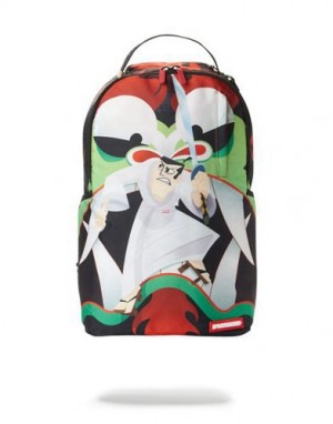 Multicolor Sprayground Samurai Jack: Attack Backpacks | 68749-IBCL