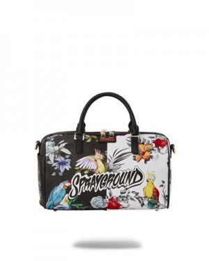 Multicolor Sprayground Shadow Flight Mini Duffle Bags | 41087-RSTP