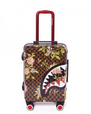 Multicolor Sprayground Sharkflower 21.5 Carry-on Sharknautics Luggage | 13872-SUFD