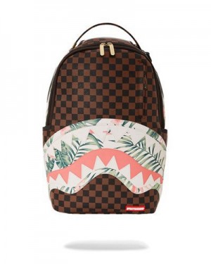 Multicolor Sprayground Sharks In Paris Coastal (Dlxv) Backpacks | 23497-YOPR