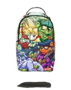 Multicolor Sprayground Stashed Og Bears Backpacks | 87354-TNOR