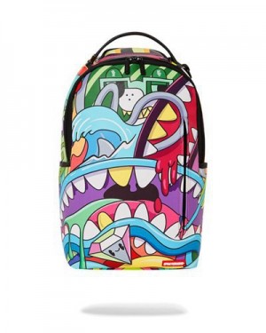 Multicolor Sprayground Steady Trippin (Dlxv) Backpacks | 43517-BCTZ