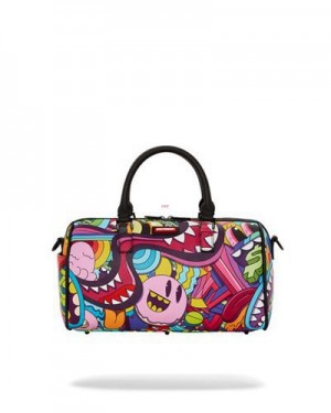 Multicolor Sprayground Steady Trippin Mini Duffle Bags | 10954-CVRP