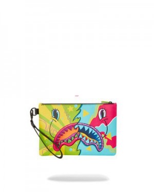 Multicolor Sprayground Super Weird Crossover Clutch Bag | 19047-HTEG