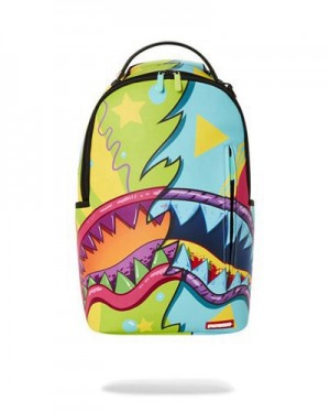 Multicolor Sprayground Super Weird (Dlxv) Backpacks | 35167-BQKT