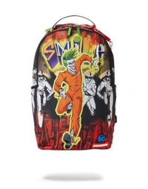 Multicolor Sprayground The Joker: Can't Catch Me Backpacks | 79285-QSHG