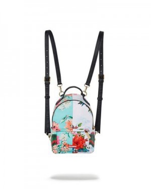 Multicolor Sprayground The Sanctuary Quattro Backpacks | 07261-MSYA