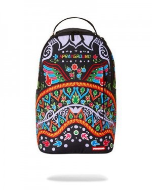 Multicolor Sprayground The Valley Backpacks | 04759-WXSF