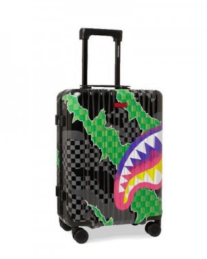 Multicolor Sprayground The Wild One Sharknautics Hardshell Carry-on Luggage | 87260-OCVA