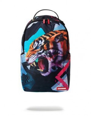 Multicolor Sprayground Tigre Backpacks | 78051-ZPXI