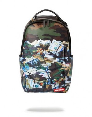 Multicolor Sprayground Tough Money Backpacks | 96542-VOWE