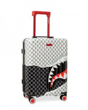 Multicolor Sprayground Unstoppable Endeavors Sharknautics Hardshell Carry-on Luggage | 86275-RSJG