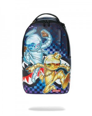 Multicolor Sprayground We Out Here (Dlxv) Backpacks | 57031-DVWF