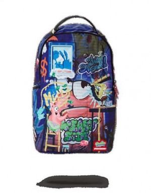 Multicolor Sprayground Weast Side Backpacks | 24376-WVJN