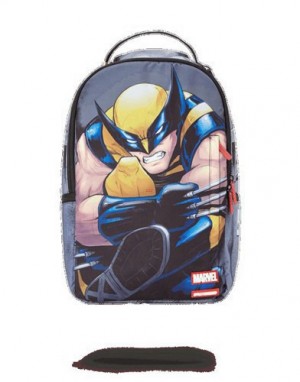 Multicolor Sprayground Wolverine Crammed Backpacks | 80146-FIQA