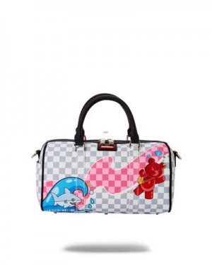 Multicolor Sprayground Wtf Knockout Mini Duffle Bags | 35027-JKBC