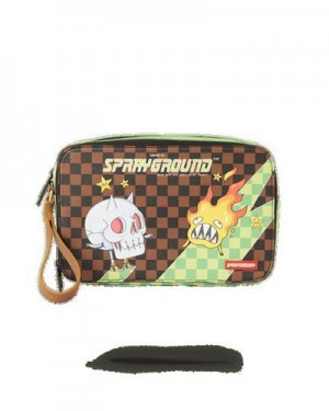 Multicolor Sprayground Wtf Shark Bags | 83076-ATXF