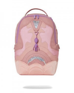 Pink Sprayground Alien Baby Backpacks | 64382-WGIY