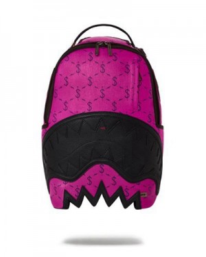 Pink Sprayground Napdragon (Dlxv) Backpacks | 09385-DBCL